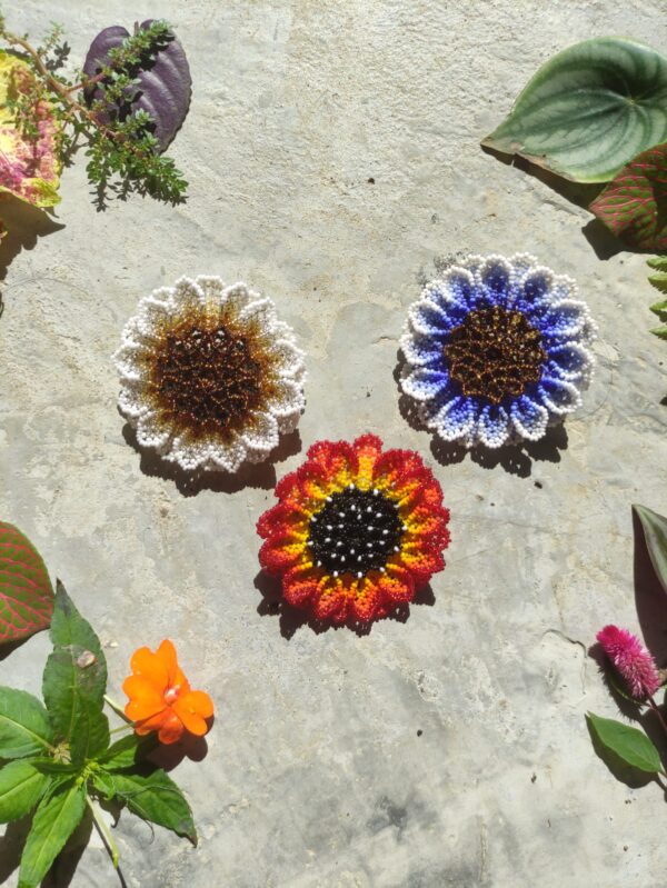 Binchas para el pelo (girasol) - Image 2