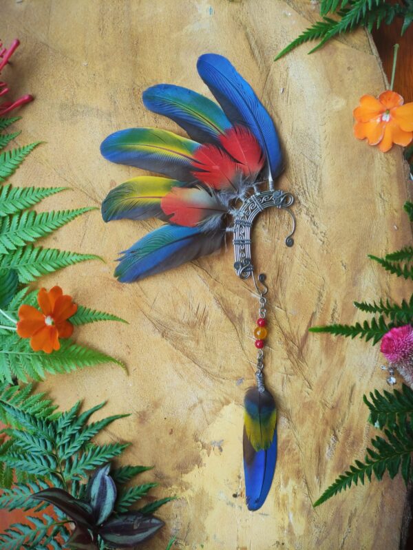 Orejeras con plumas - Image 2