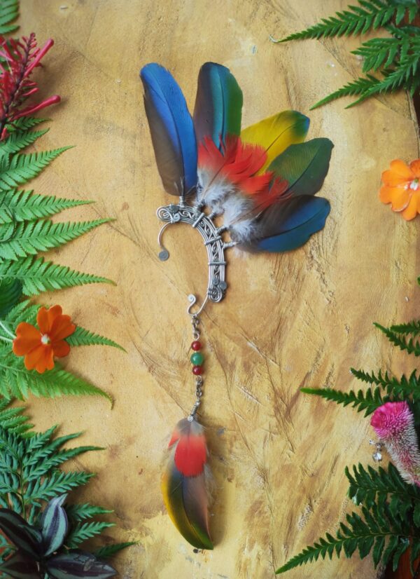 Orejeras con plumas - Image 3