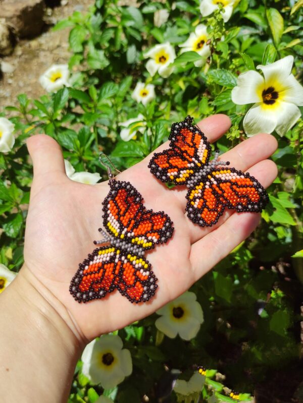 Aretes mariposa